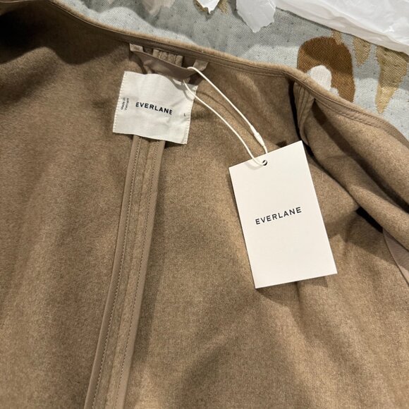 Everlane The October Coat (Dark Heathered Camel) - Large - Picture 7 of 7